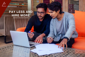 Pay less and hire more with Workex.